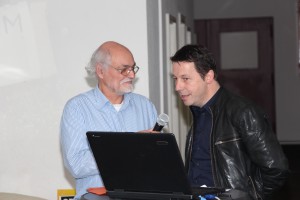 Daniel Häni (rechts) im Interview mit Dr. Gernot Reipen (links), Foto: Patrick Walter, Public Domain
