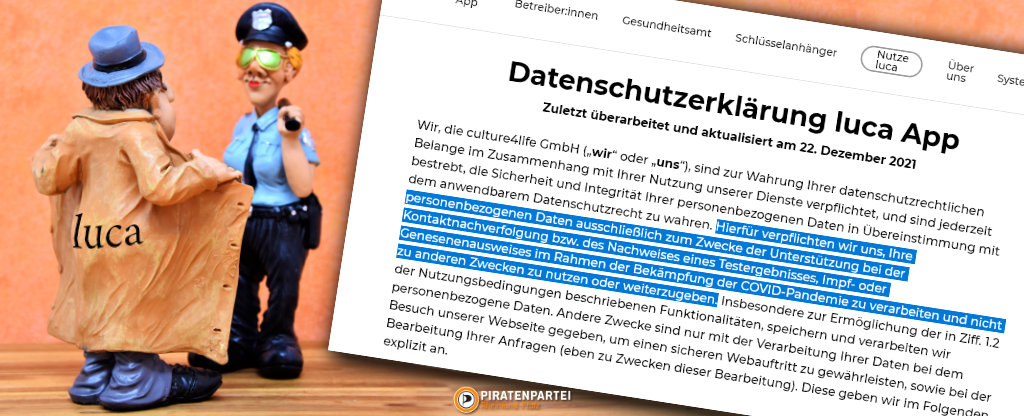 Unzulässiger Datenzugriff durch Mainzer Polizei auf Luca-App